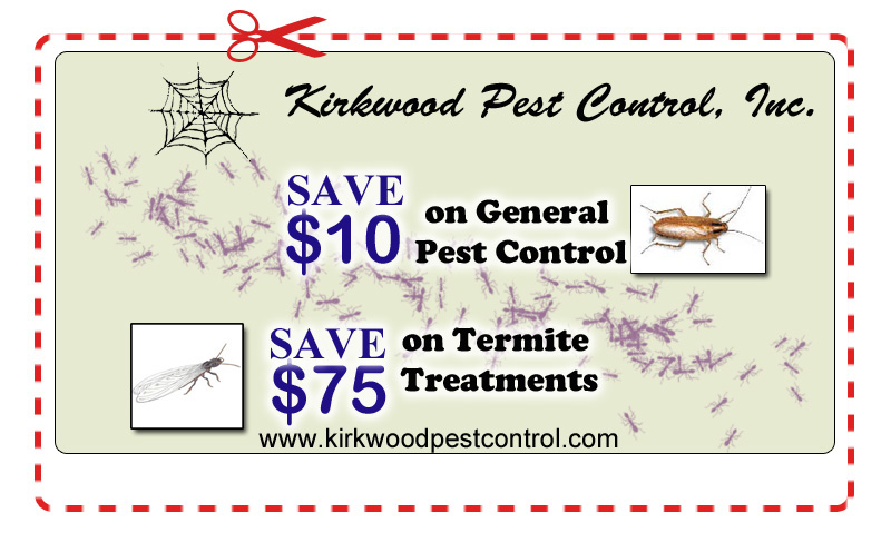Pest Control Coupon Kirkwood Pest Control